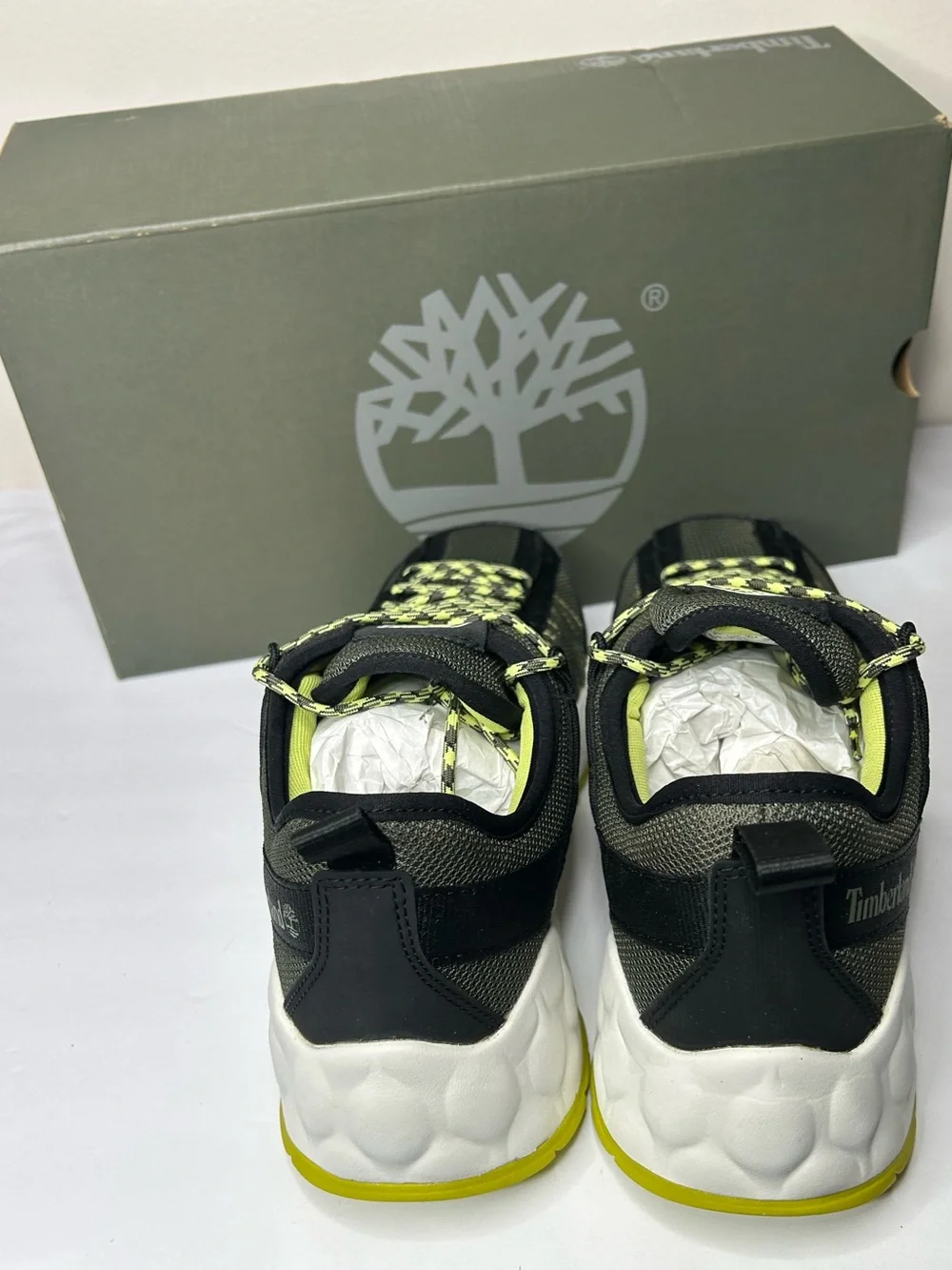 New Timberland Solar Wave Low Fabric 'Dark Green Mesh' Shoes TB0A2AYSA58